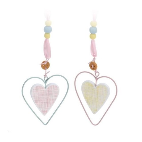 2 PENSILI CUORE 8CM 2ASS